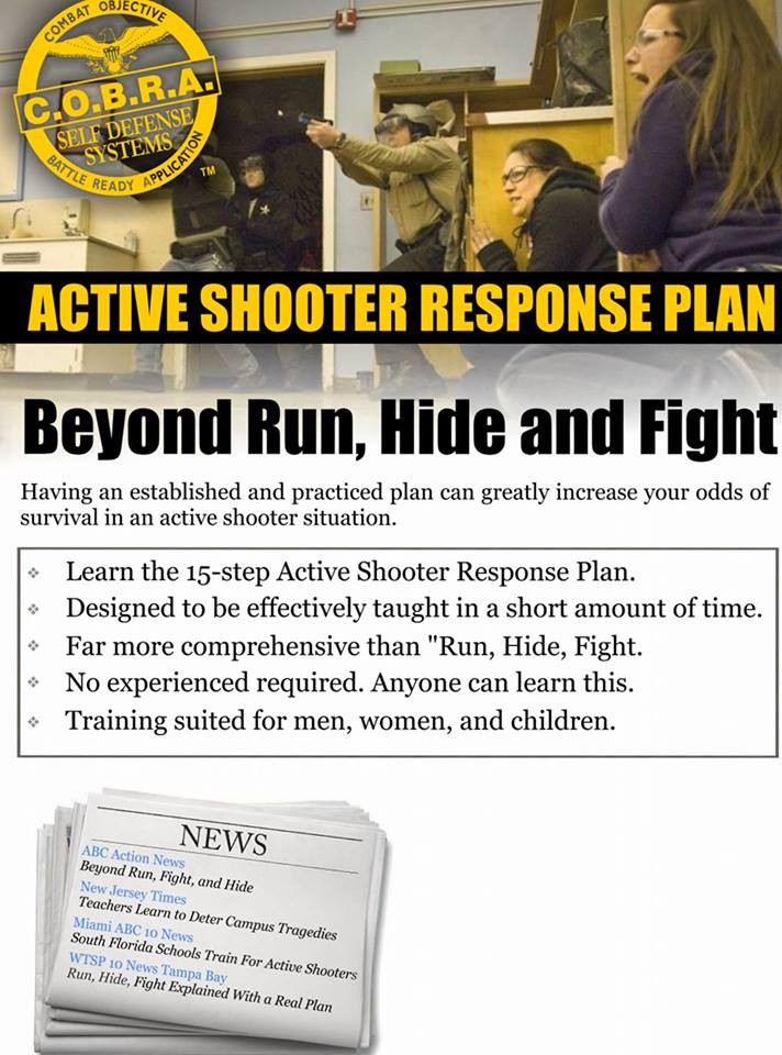 Active Shooter Response Plan Training - C.O.B.R.A.™ Self-Defense ...